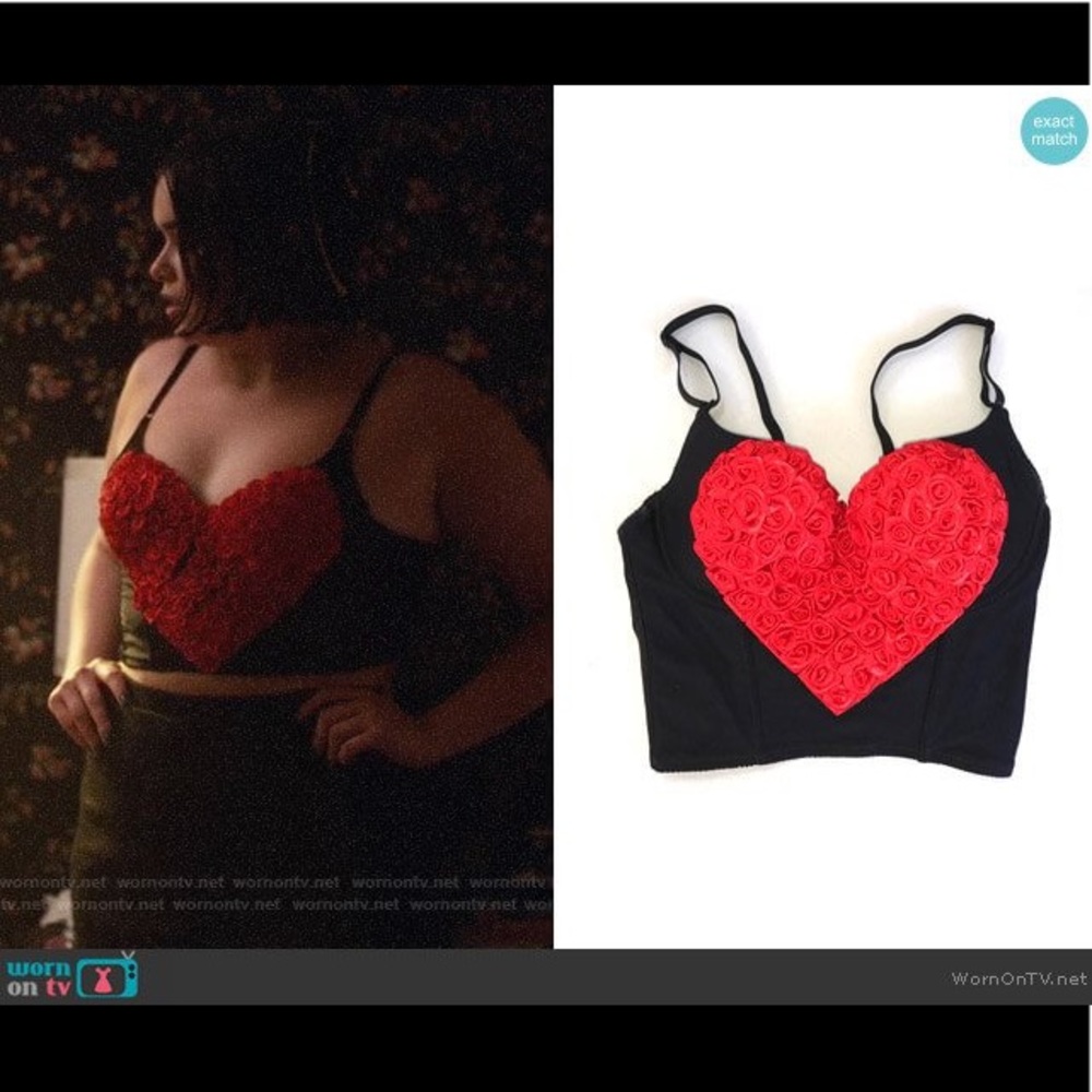 Kat from Euphoria S02EP03 Valentines Heart Bustier